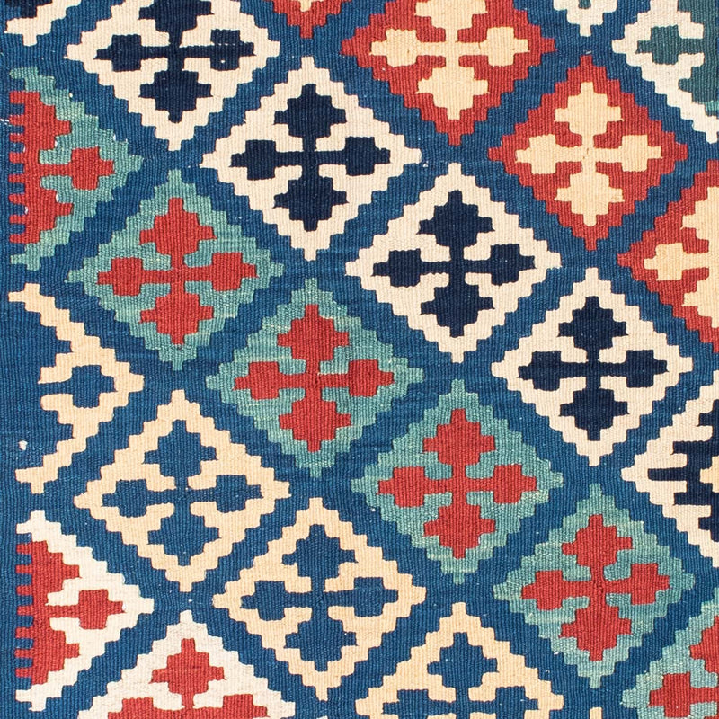 Kelim Teppich - Oriental 170 x 128 cm - blau