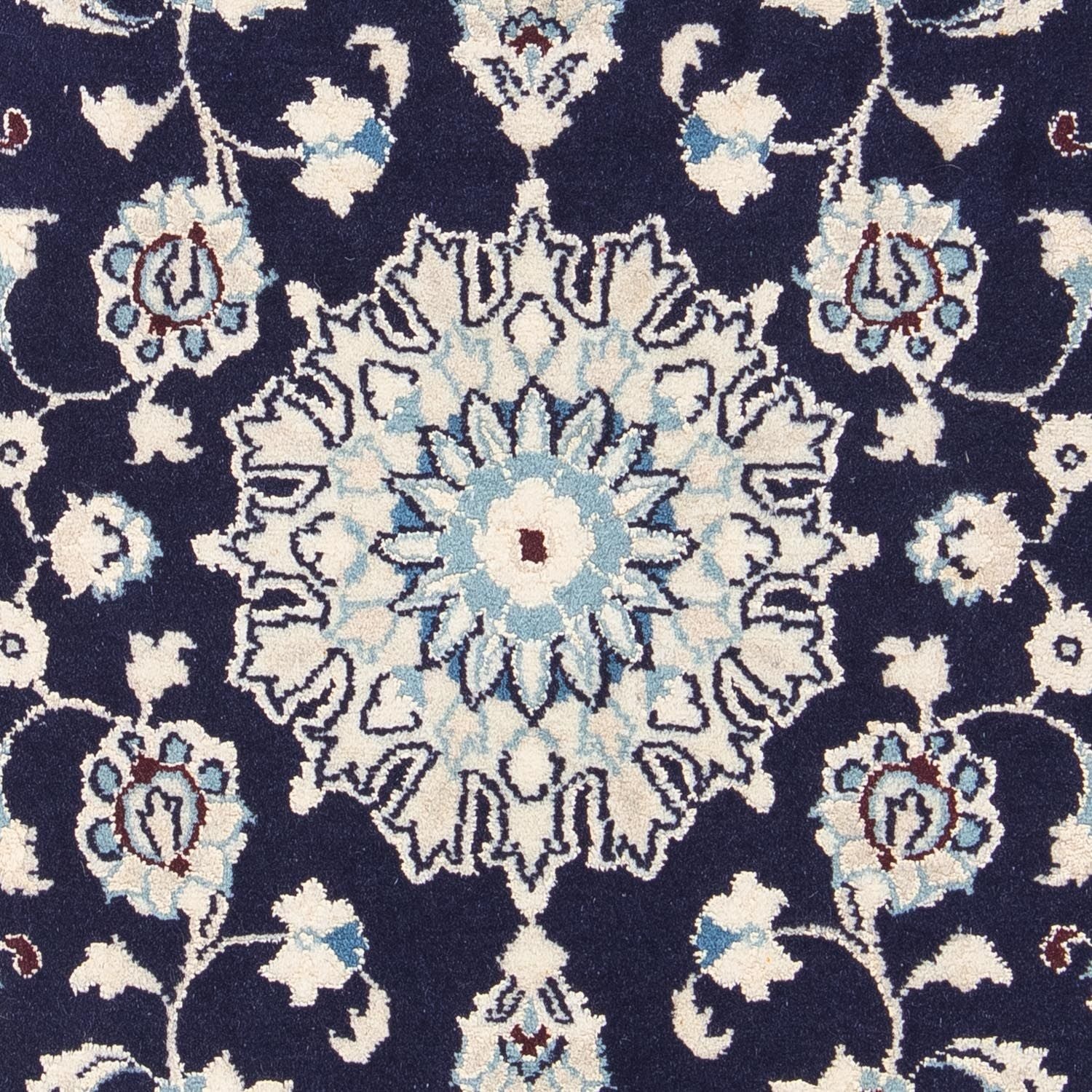 Perserteppich - Nain - Royal 87 x 60 cm - dunkelblau