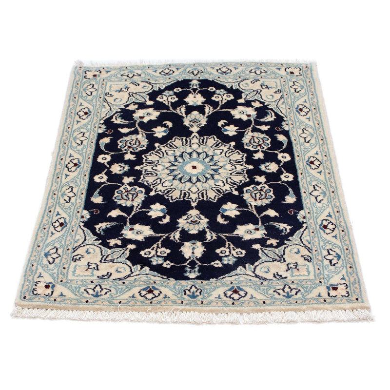 Perserteppich - Nain - Royal 87 x 60 cm - dunkelblau