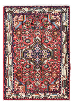 Perserteppich - Nomadic 125 x 80 cm - rot