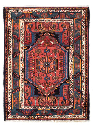 Perserteppich - Nomadic 118 x 83 cm - hellrot