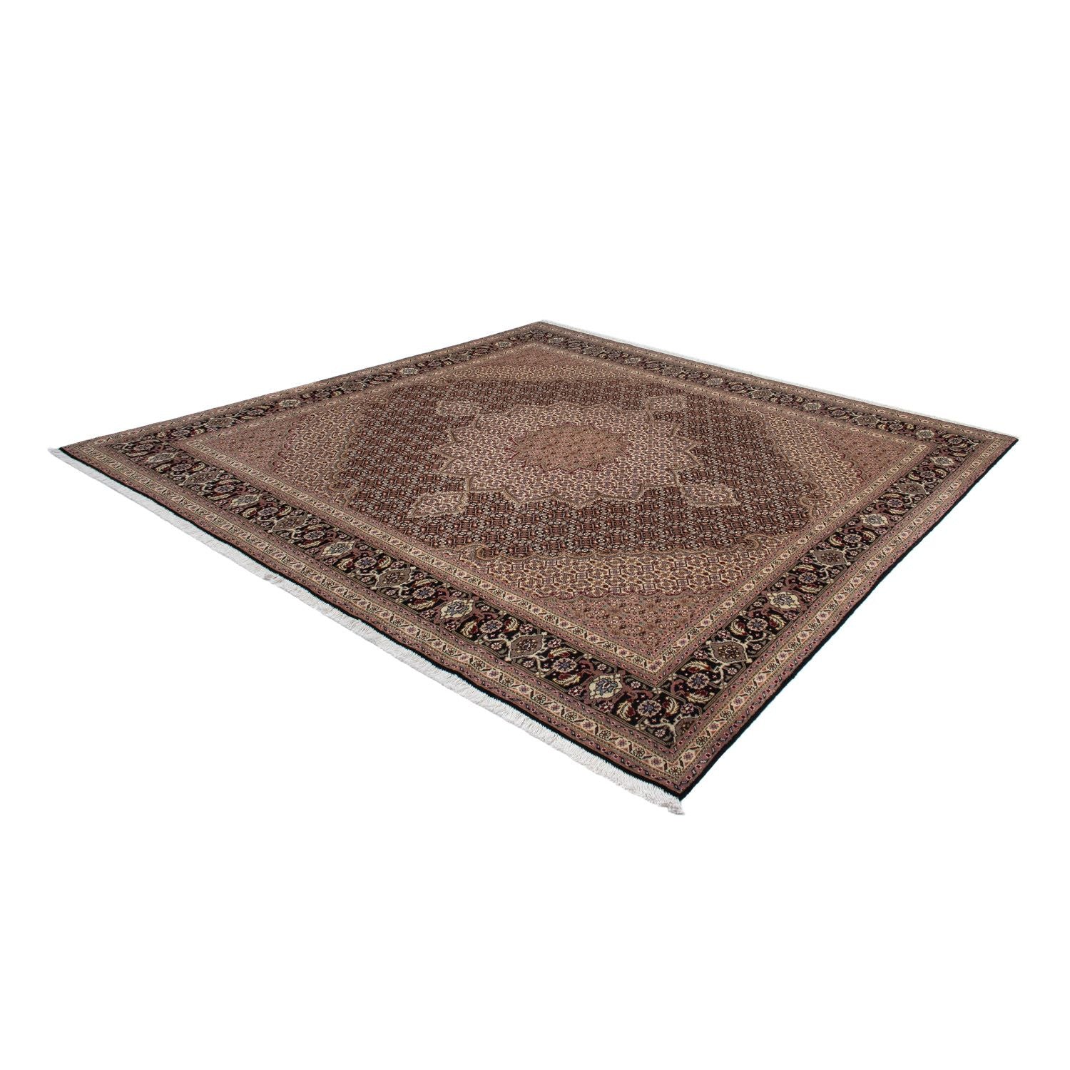 Perserteppich - Täbriz - Royal 248 x 245 cm - braun