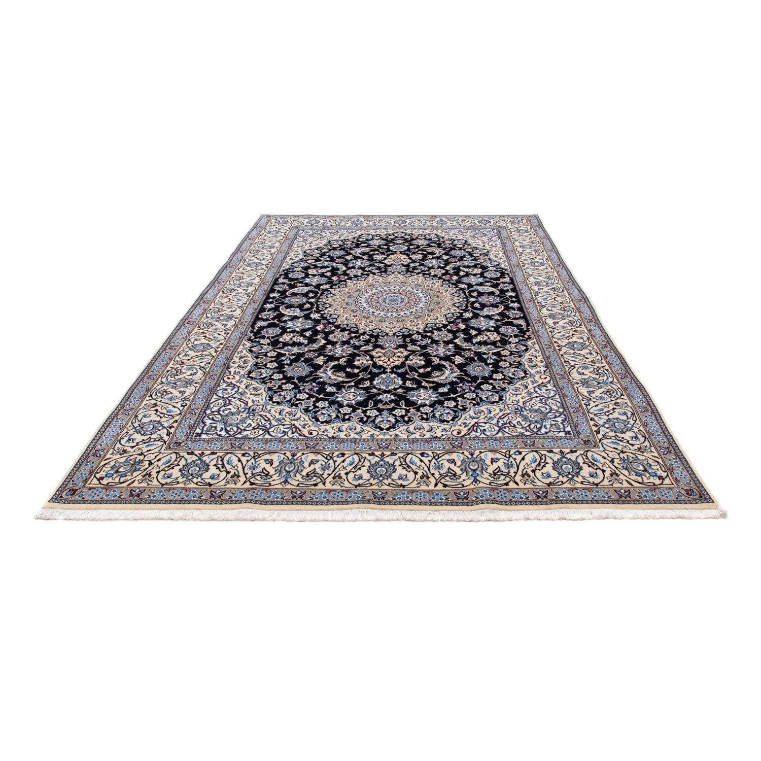 Perserteppich - Nain - Royal 292 x 200 cm - schwarz