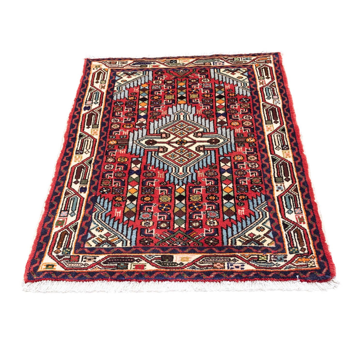 Perserteppich - Nomadic 120 x 76 cm - rot