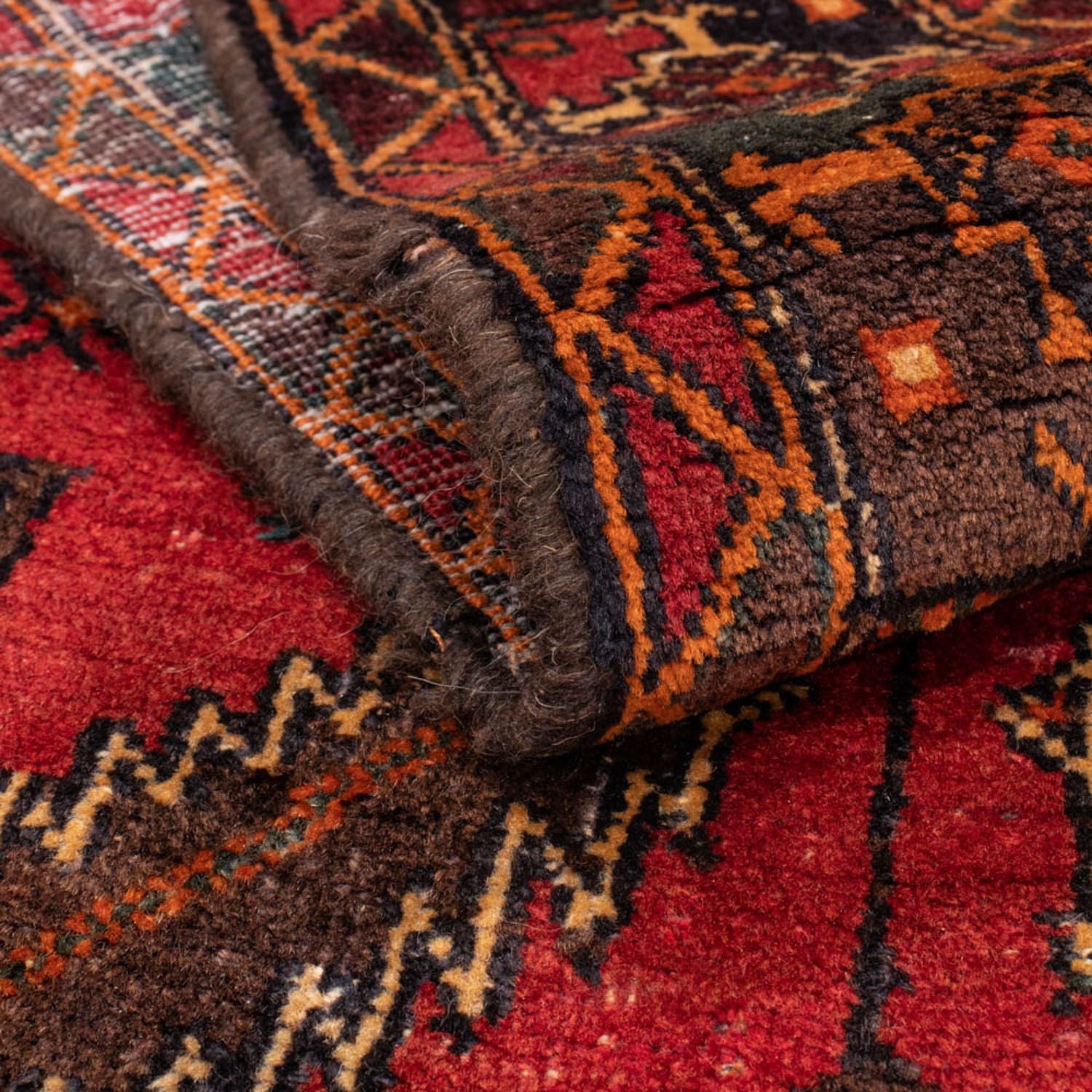Belutsch Teppich 237 x 103 cm - rot