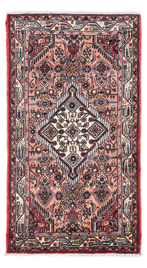 Perserteppich - Nomadic 136 x 77 cm - hellrot