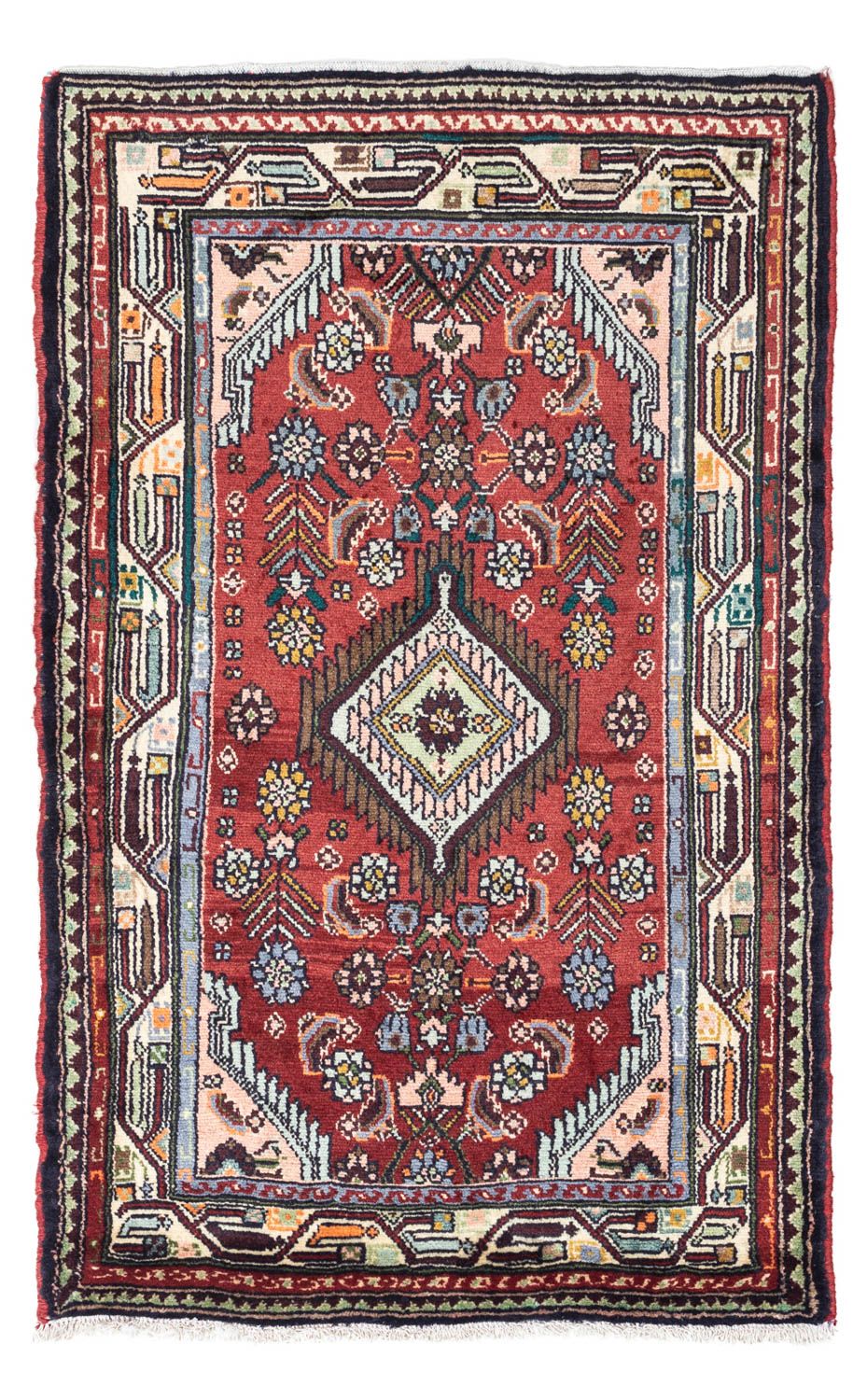 Perserteppich - Nomadic 128 x 80 cm - rot