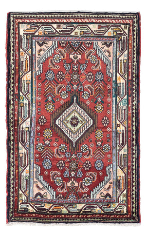 Perserteppich - Nomadic 128 x 80 cm - rot