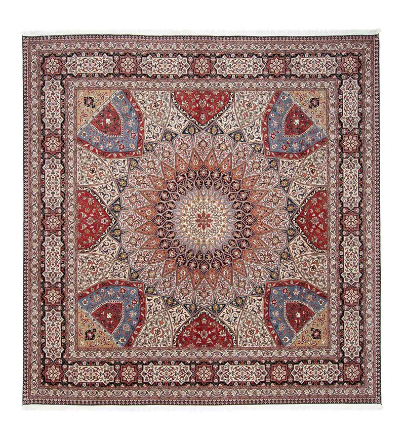 Perserteppich - Täbriz - Royal 300 x 298 cm Quadratischer Teppich