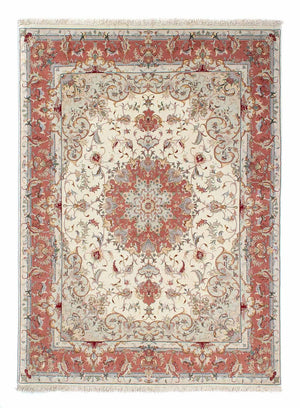 Perserteppich - Täbriz - Royal 202 x 151 cm Teppichbrücke