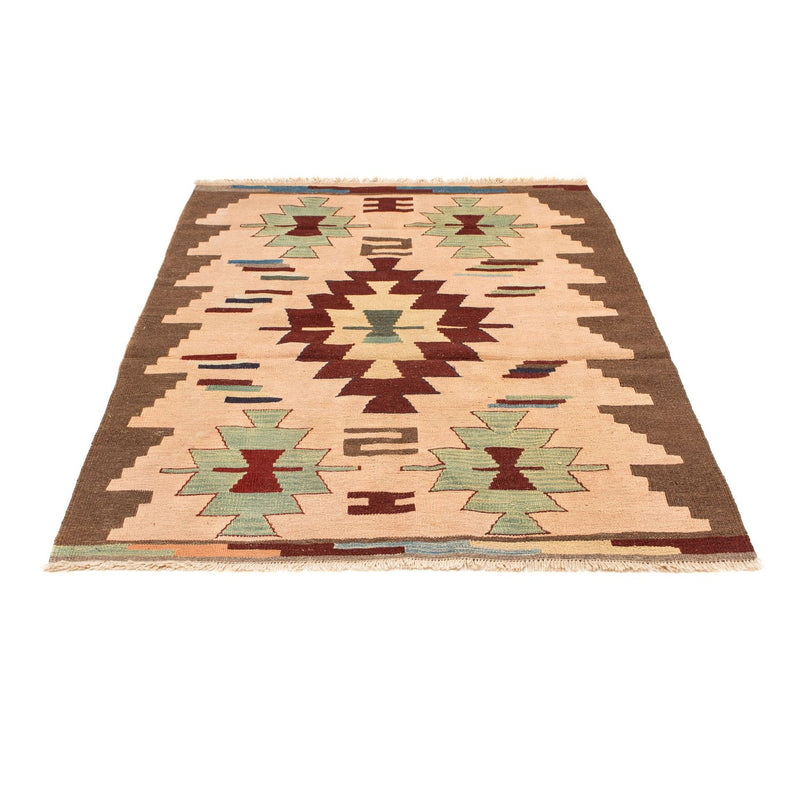 Kelim Teppich - Oriental 158 x 120 cm - hellbraun