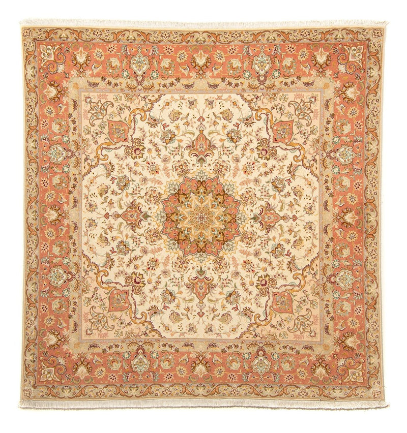 Perserteppich - Täbriz - Royal 212 x 205 cm Teppich Quadratisch
