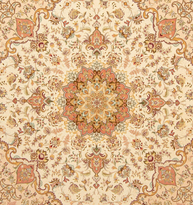 Perserteppich - Täbriz - Royal 212 x 205 cm Teppich Quadratisch