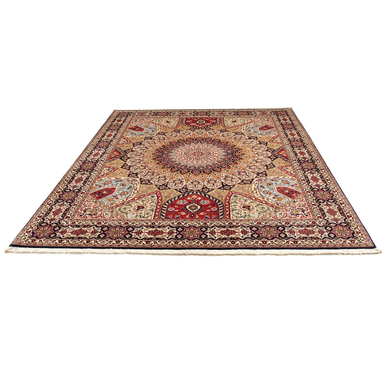 Perserteppich - Täbriz - Royal 246 x 205 cm Teppich Wohnzimmer
