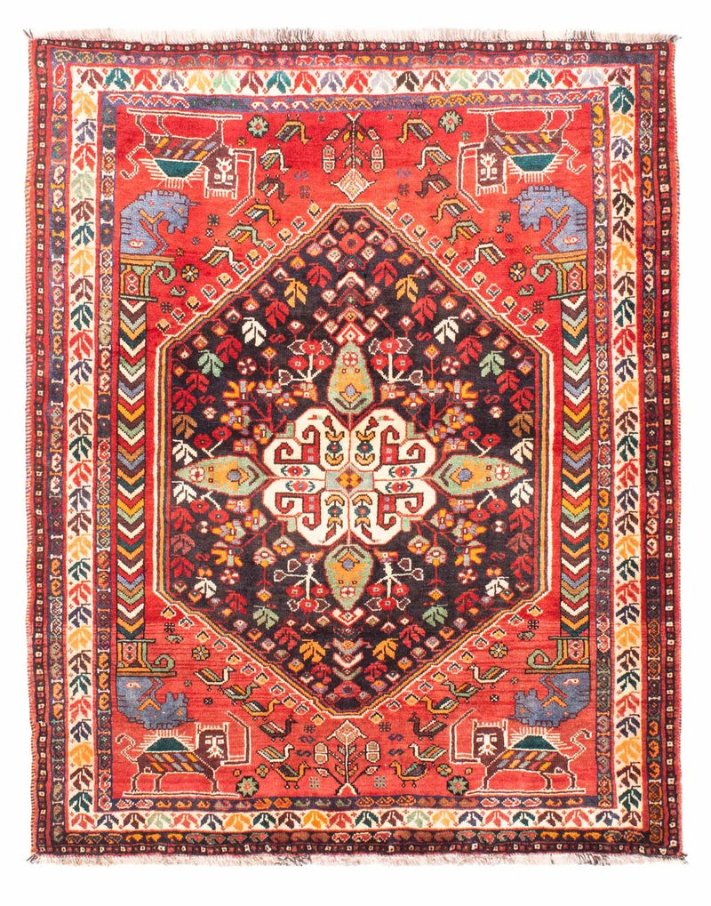 Perserteppich - Nomadic 153 x 120 cm - rot