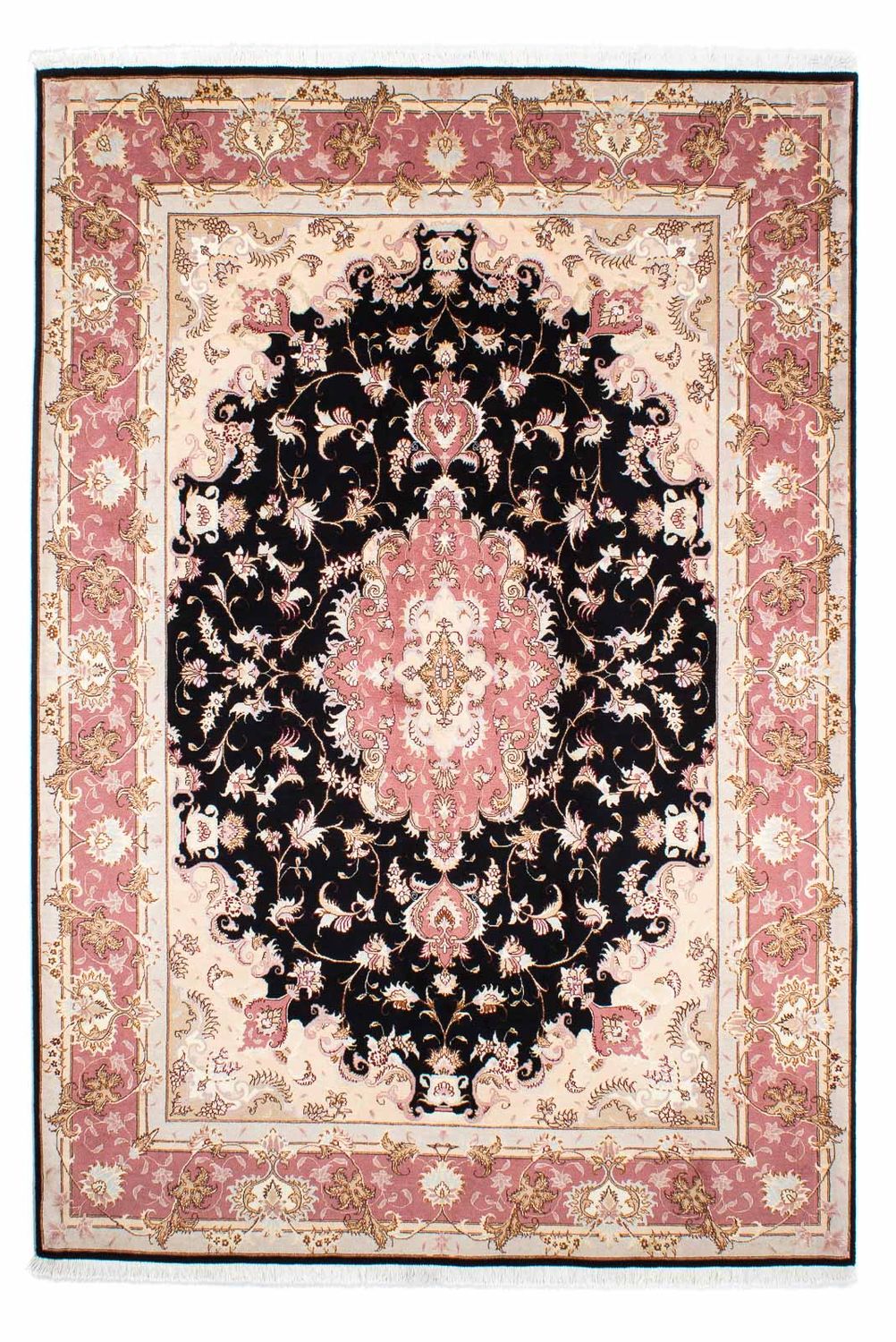 Perserteppich - Täbriz - Royal 243 x 168 cm Wohnzimmer Teppich