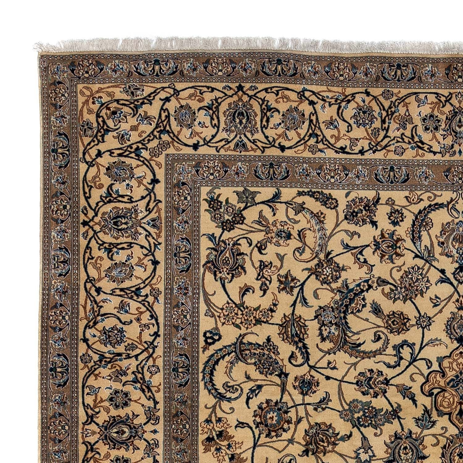 Perserteppich - Nain - Royal 362 x 243 cm - dunkelbeige