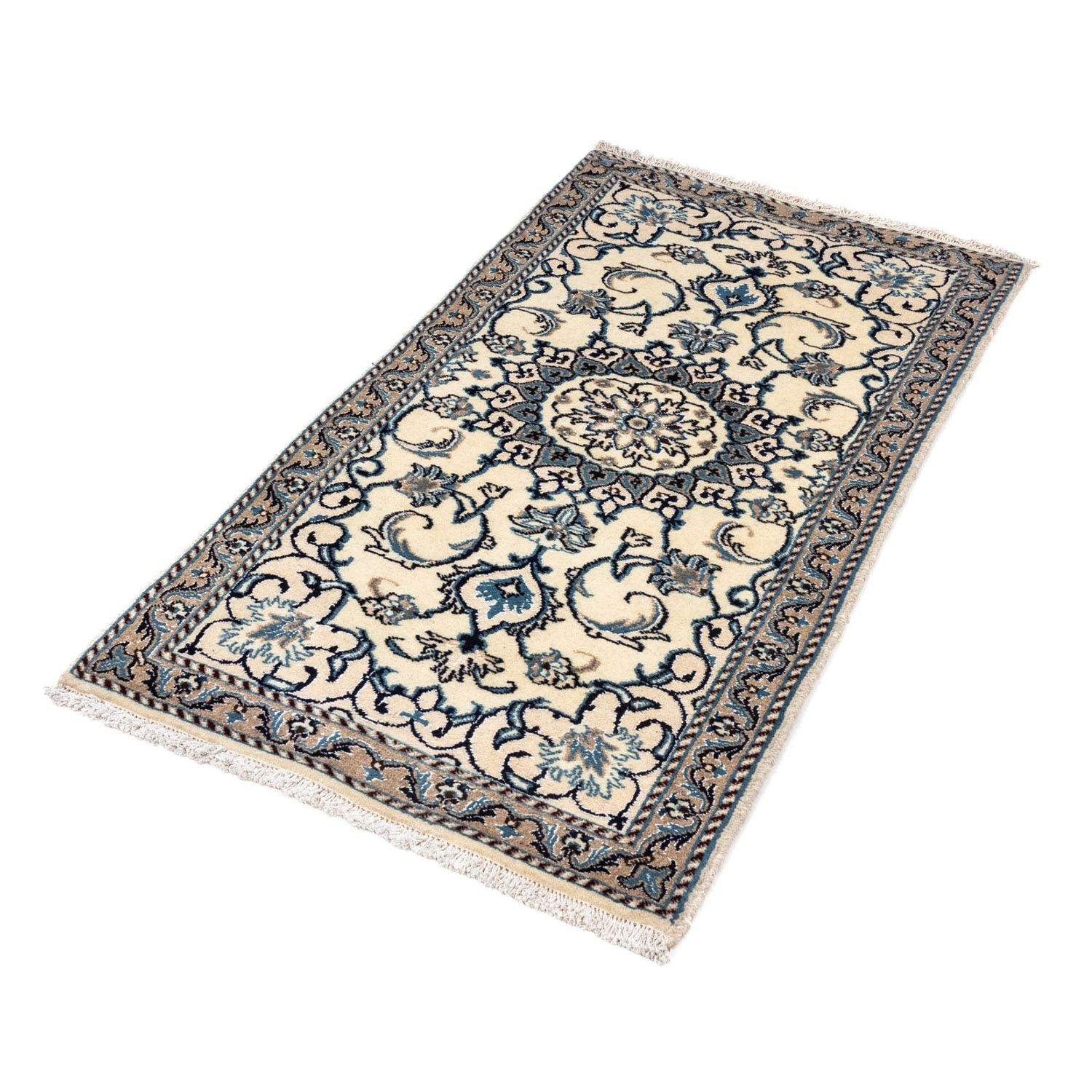 Perserteppich - Nain 136 x 86 cm - beige