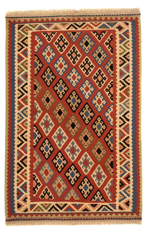 Perserteppich - Nomadic 150 x 102 cm - beige