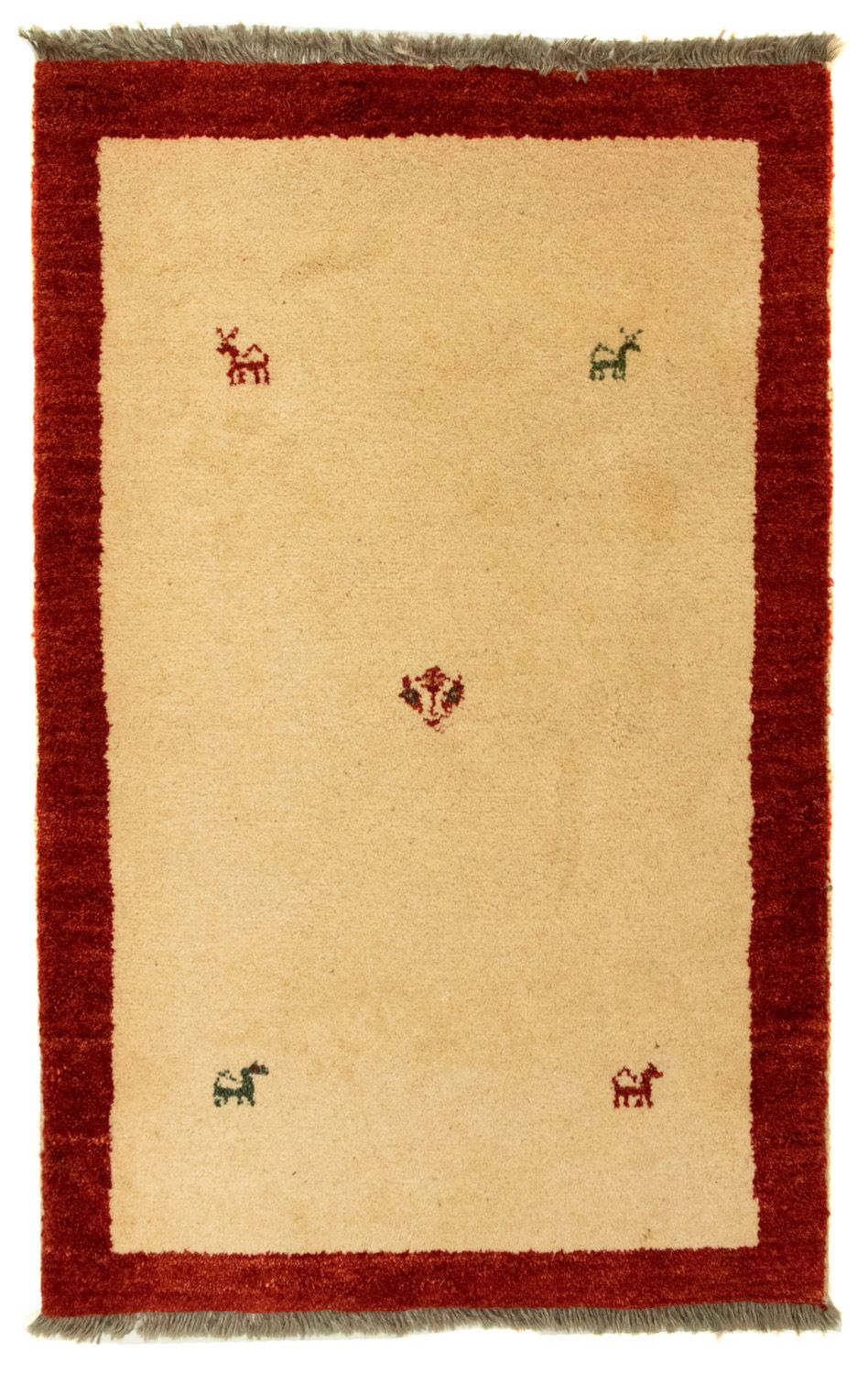 Gabbeh Teppich - Perser 125 x 83 cm - beige