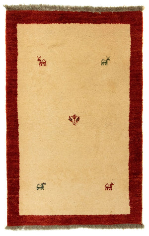 Gabbeh Teppich - Perser 125 x 83 cm - beige