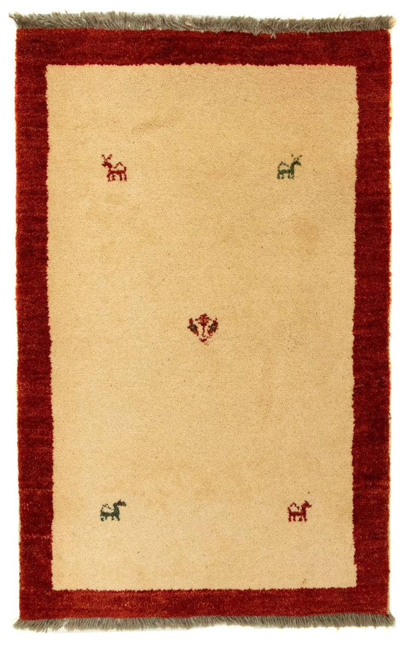 Gabbeh Teppich - Perser 125 x 83 cm - beige