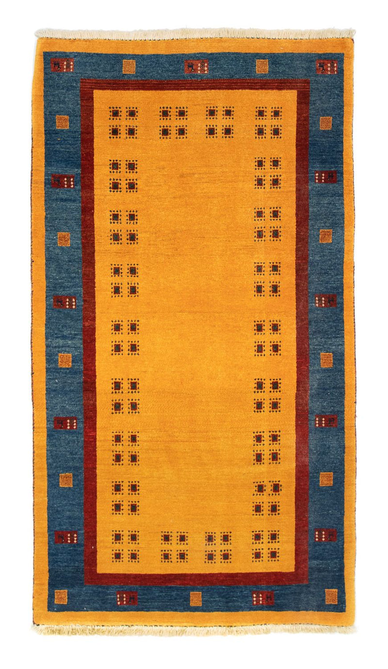 Gabbeh Teppich - Perser 194 x 103 cm - gold