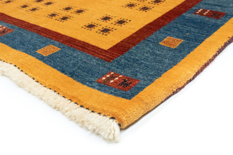 Gabbeh Teppich - Perser 194 x 103 cm - gold