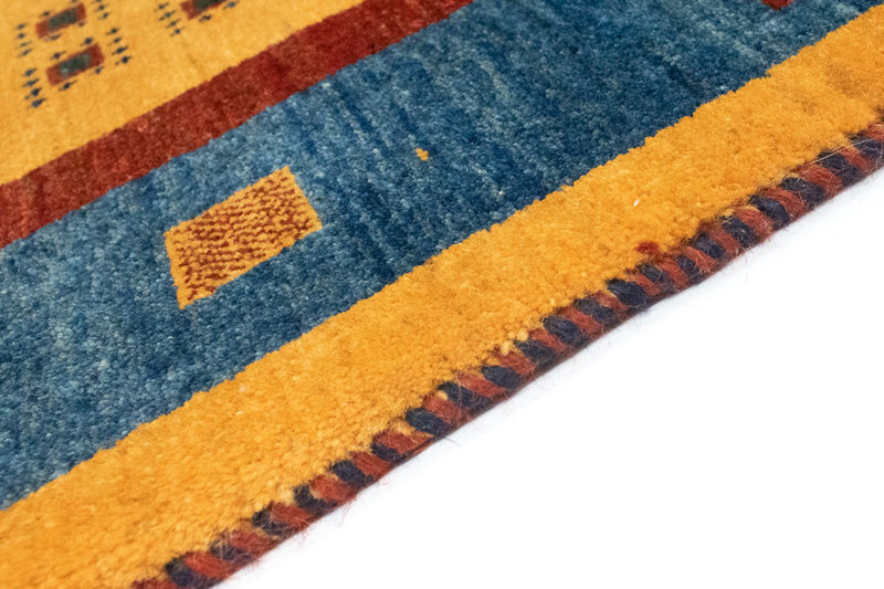 Gabbeh Teppich - Perser 194 x 103 cm - gold