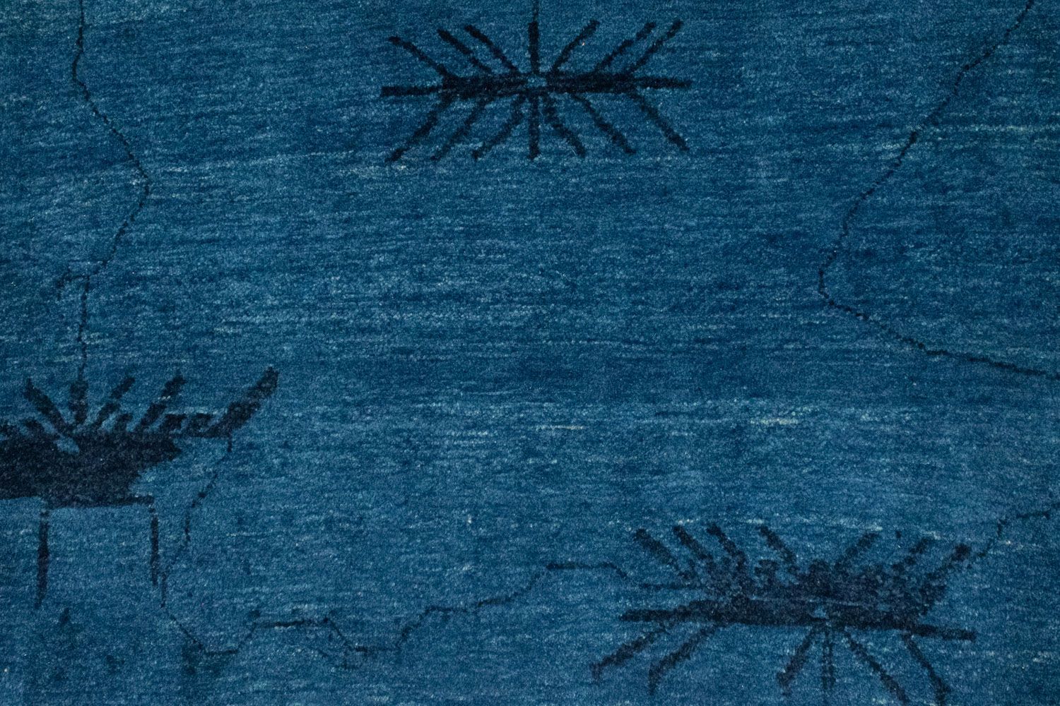 Gabbeh Teppich - Perser 150 x 102 cm - dunkelblau