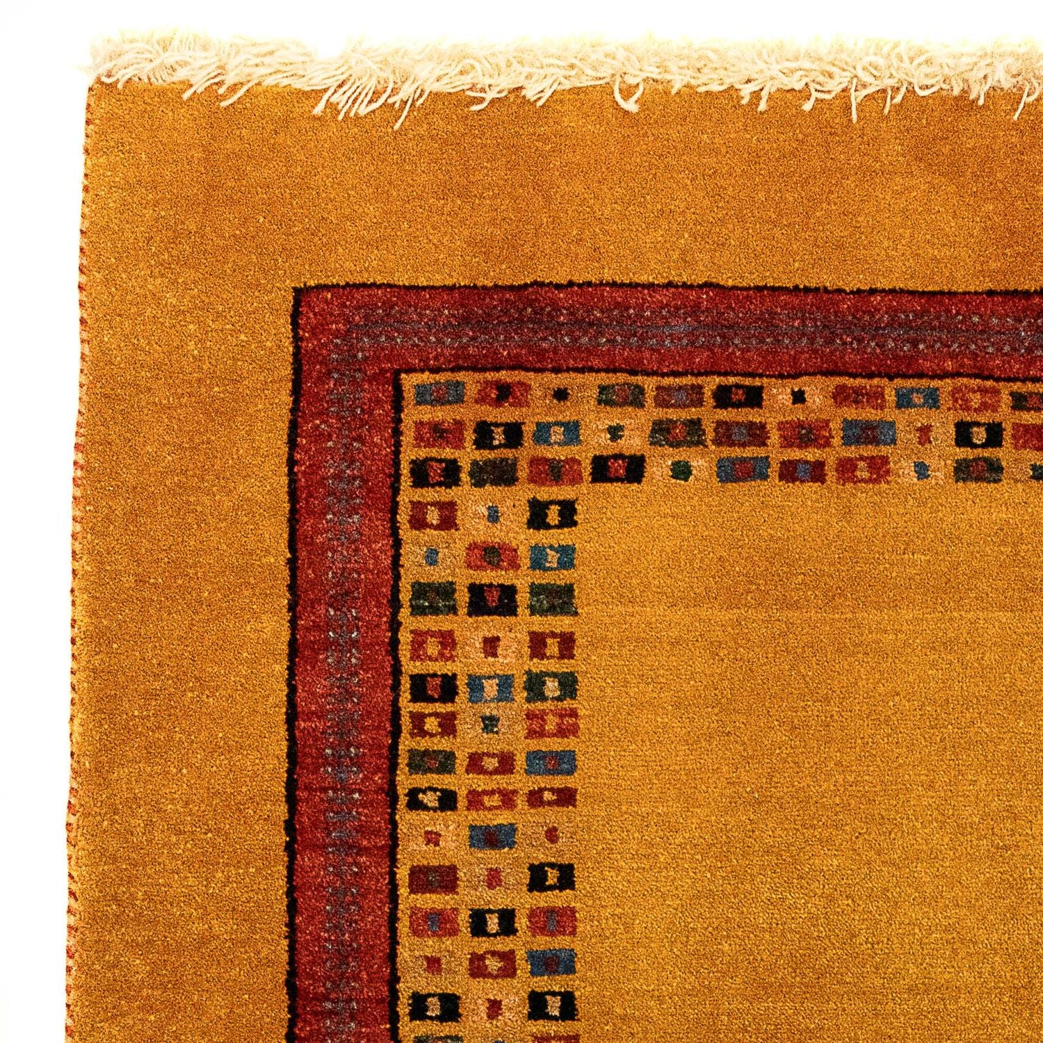 Gabbeh Teppich - Loribaft Perser 118 x 84 cm - braun
