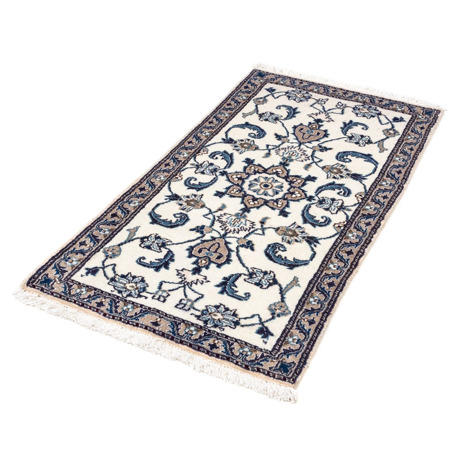 Perserteppich - Nain 131 x 67 cm - beige