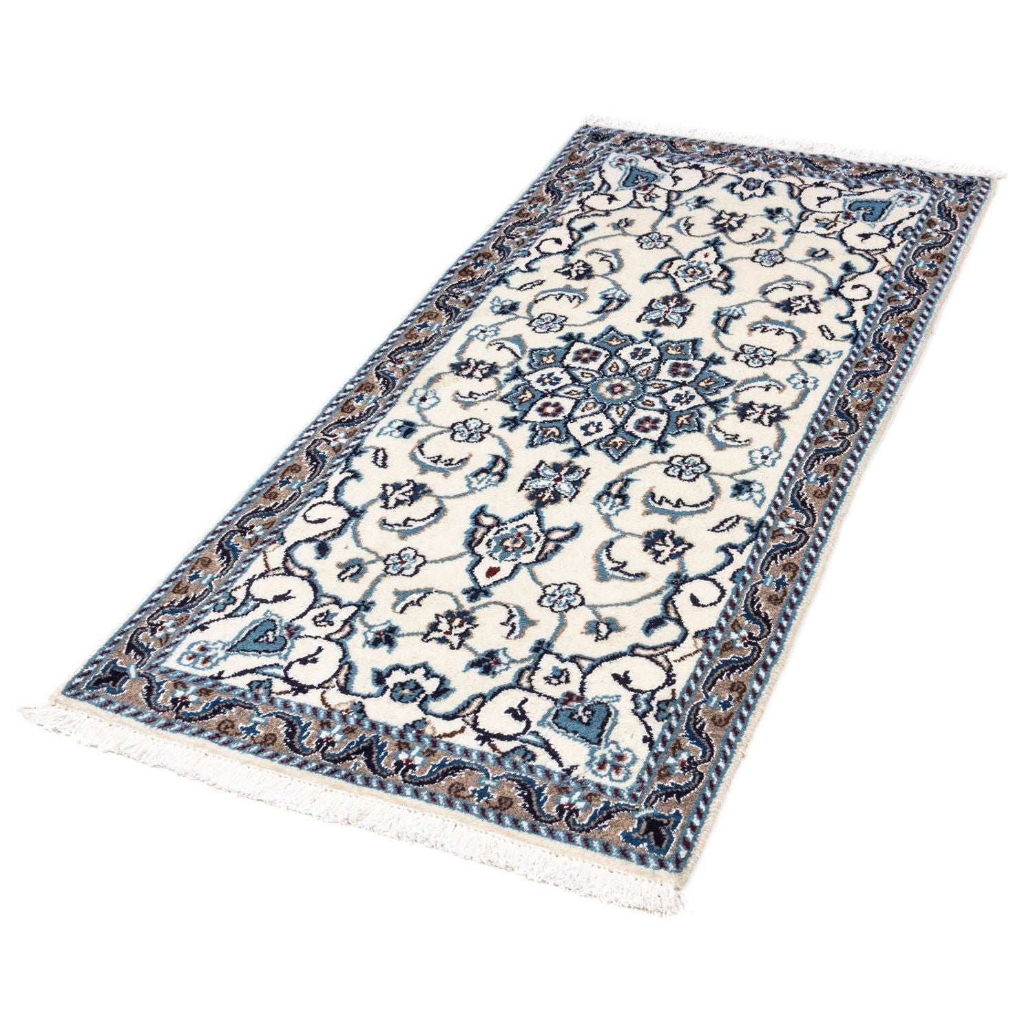 Perserteppich - Nain 146 x 67 cm - beige