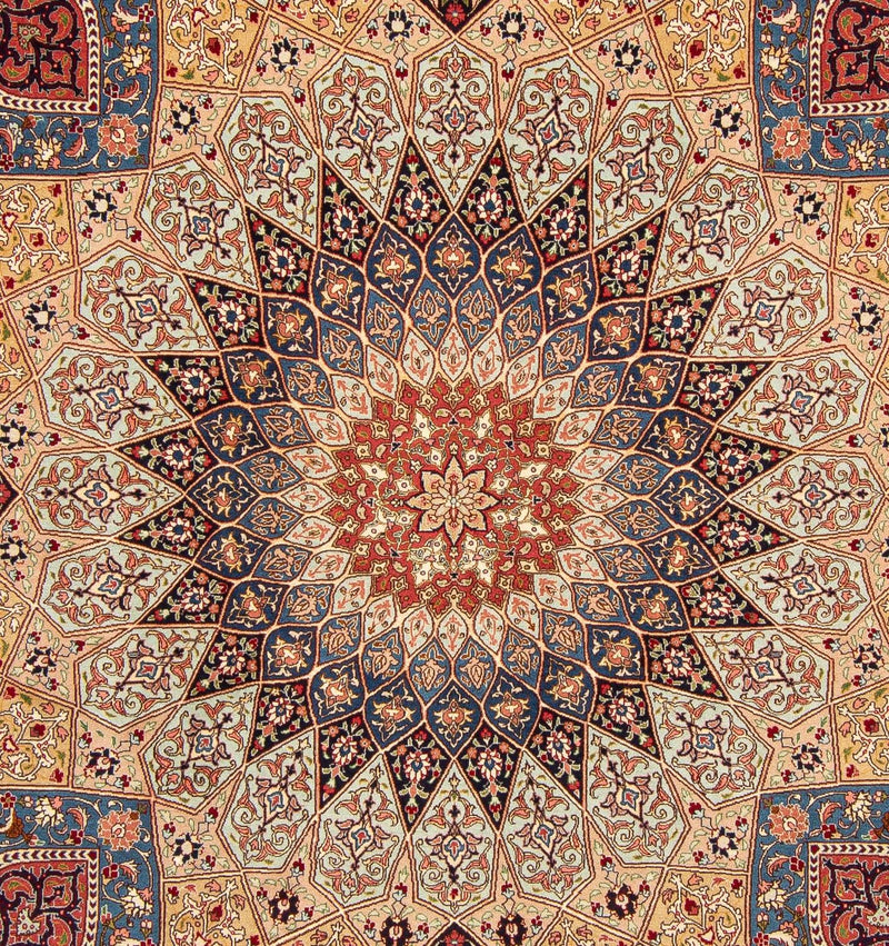 Perserteppich - Täbriz - Royal 251 x 203 cm Wohnzimmer Teppich