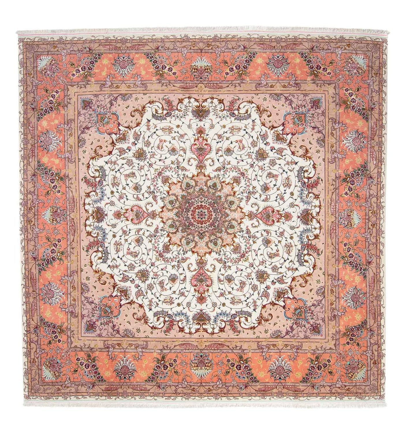 Perserteppich - Täbriz - Royal 300 x 298 cm Teppich Quadratisch