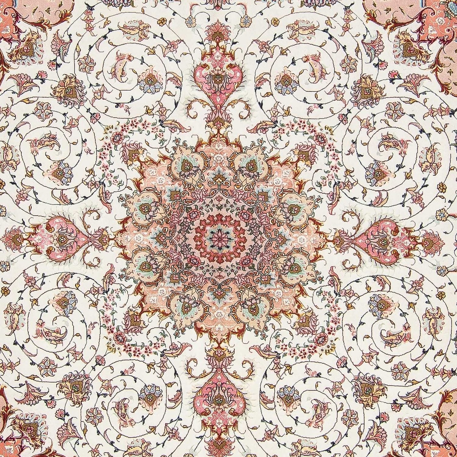 Perserteppich - Täbriz - Royal 300 x 298 cm Teppich Quadratisch