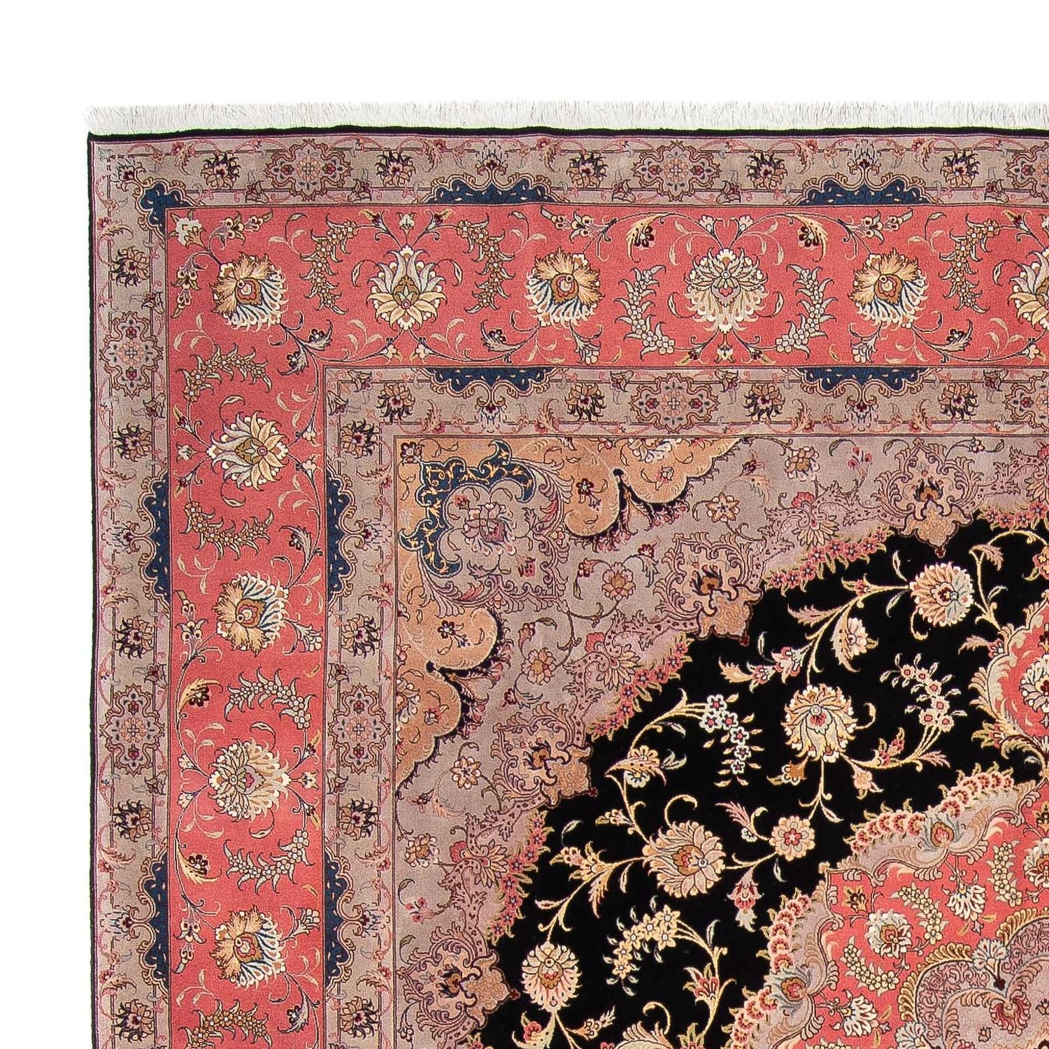 Perserteppich - Täbriz - Royal 300 x 290 cm Quadratischer Teppich