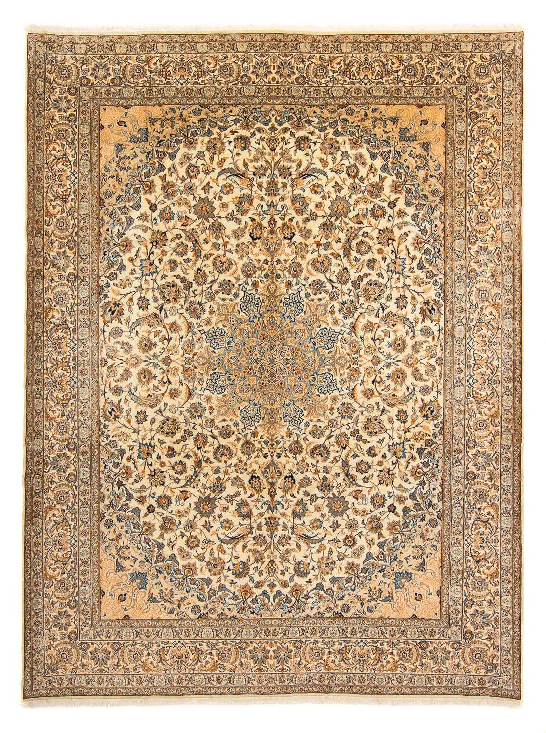 Vintage Teppich 396 x 308 cm Wohnzimmer Teppich