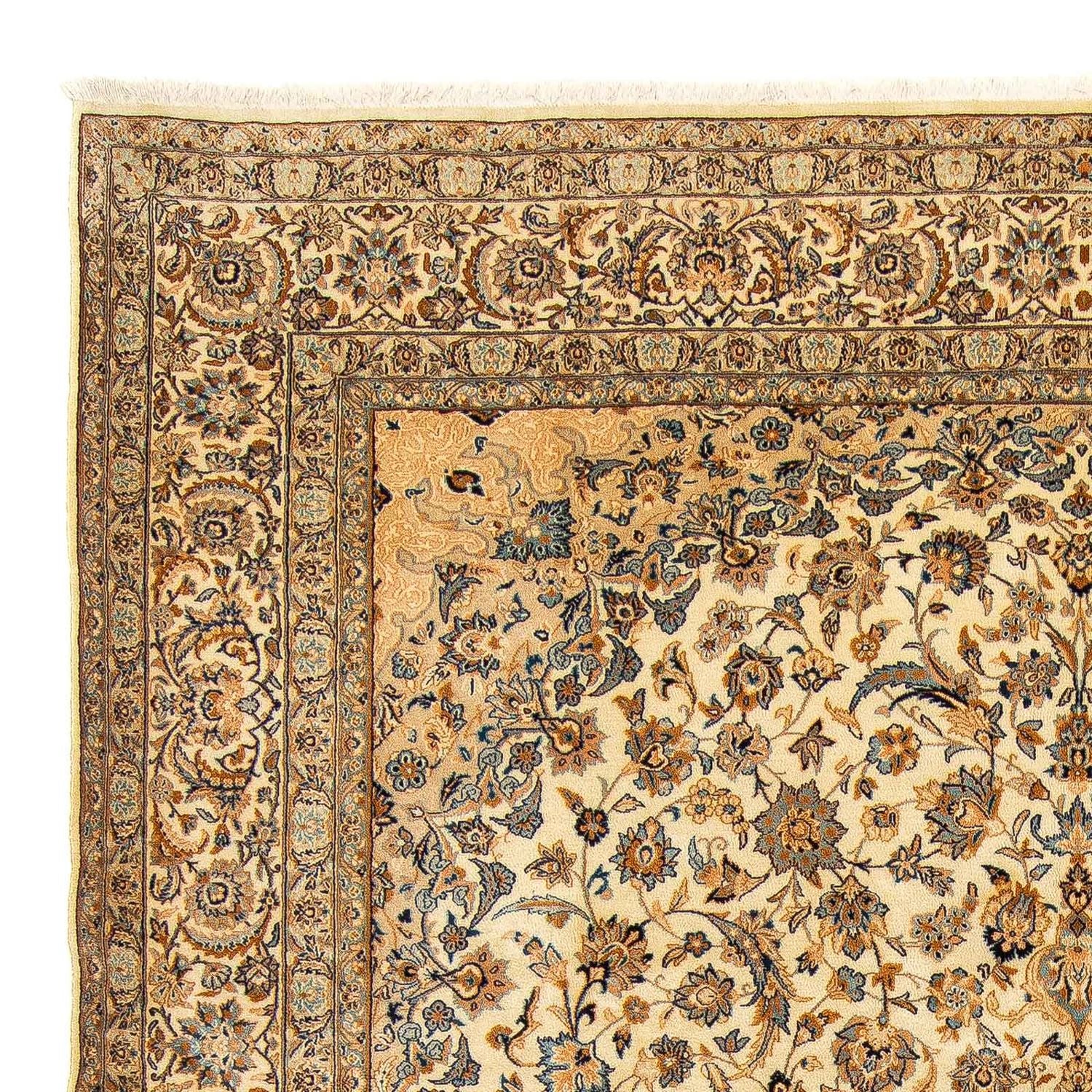 Vintage Teppich 396 x 308 cm Wohnzimmer Teppich