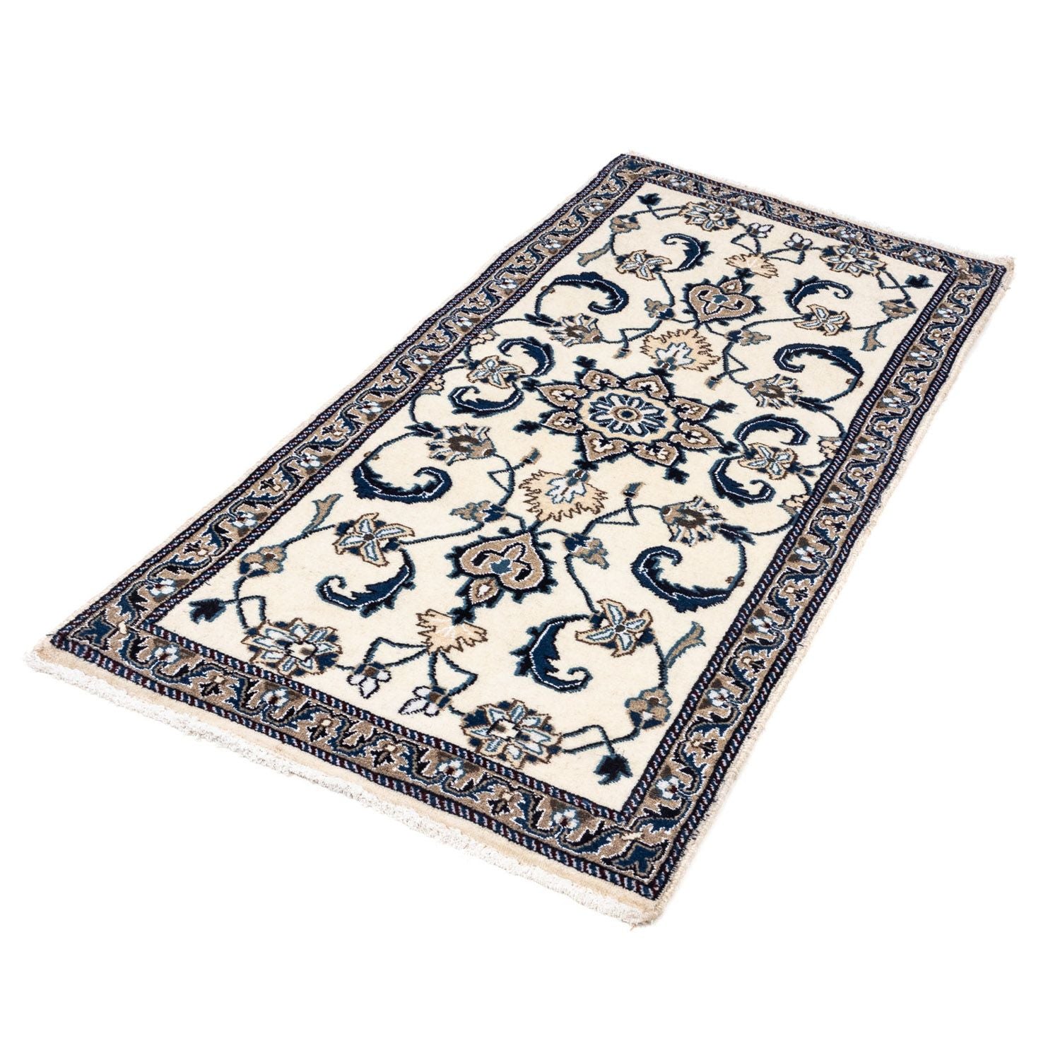 Perserteppich - Nain 142 x 68 cm - beige
