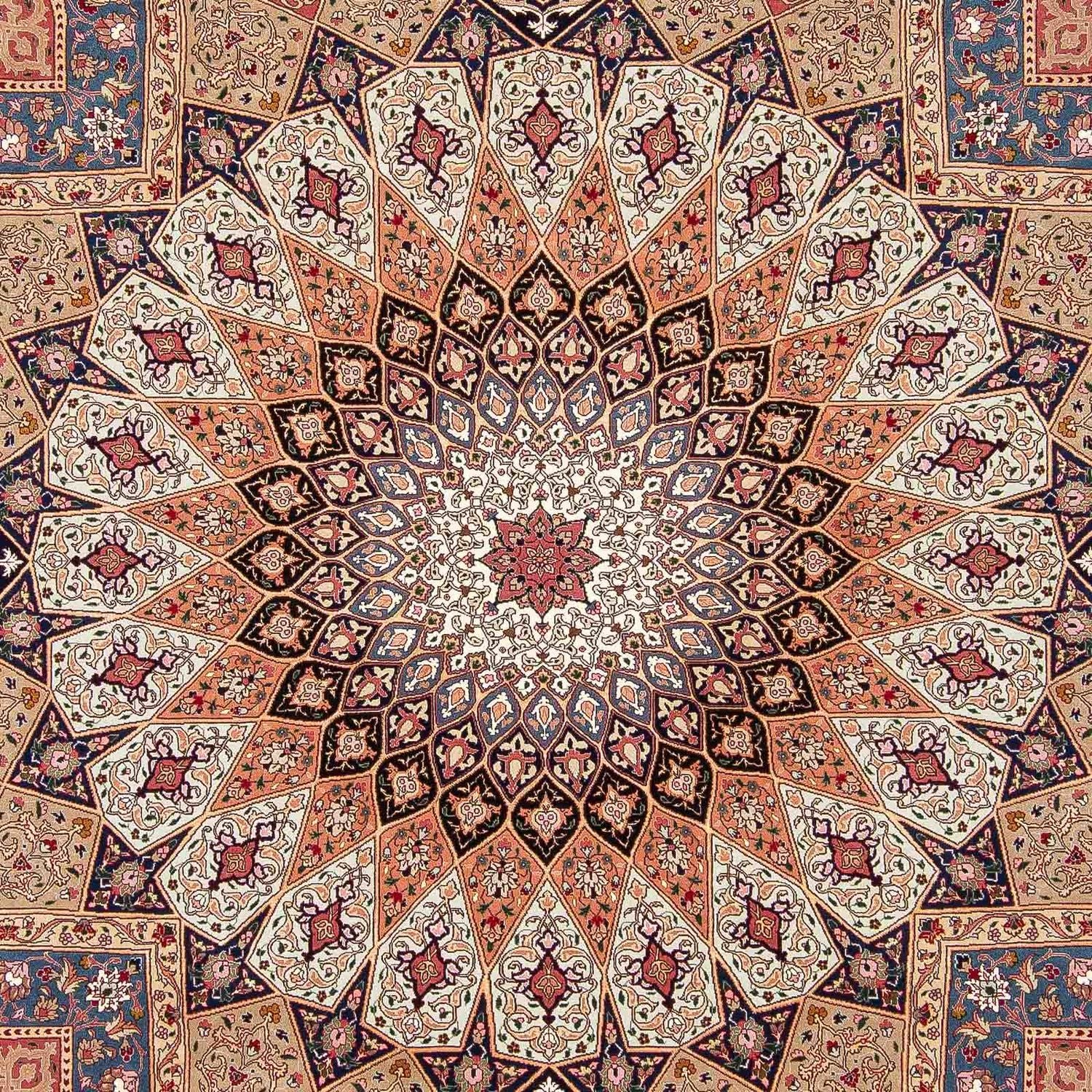 Perserteppich - Täbriz - Royal 298 x 254 cm Wohnzimmer Teppich