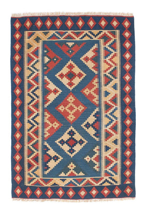 Kelim Teppich - Oriental 152 x 106 cm - mehrfarbig
