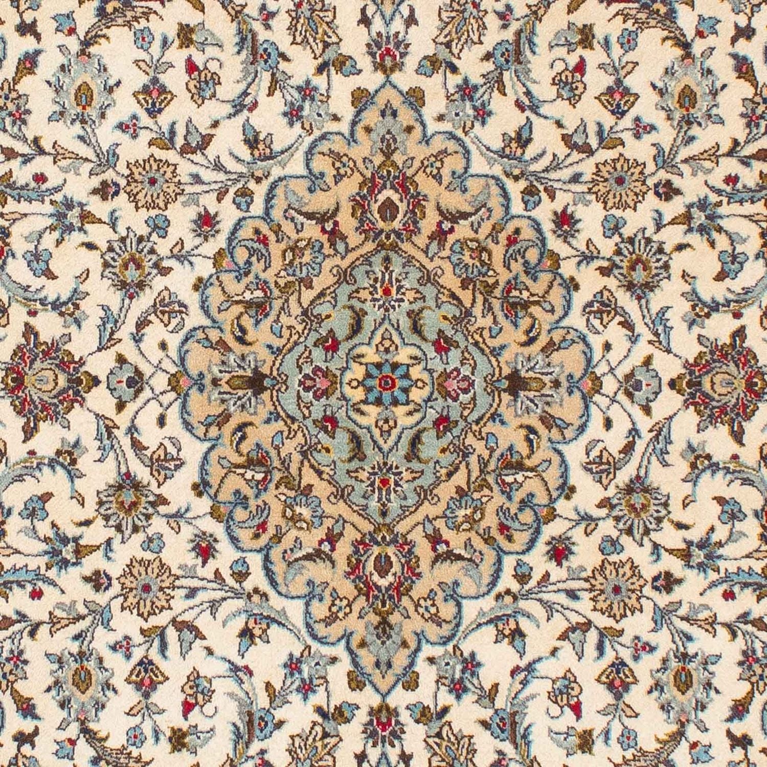 Perserteppich - Keshan 216 x 142 cm - beige