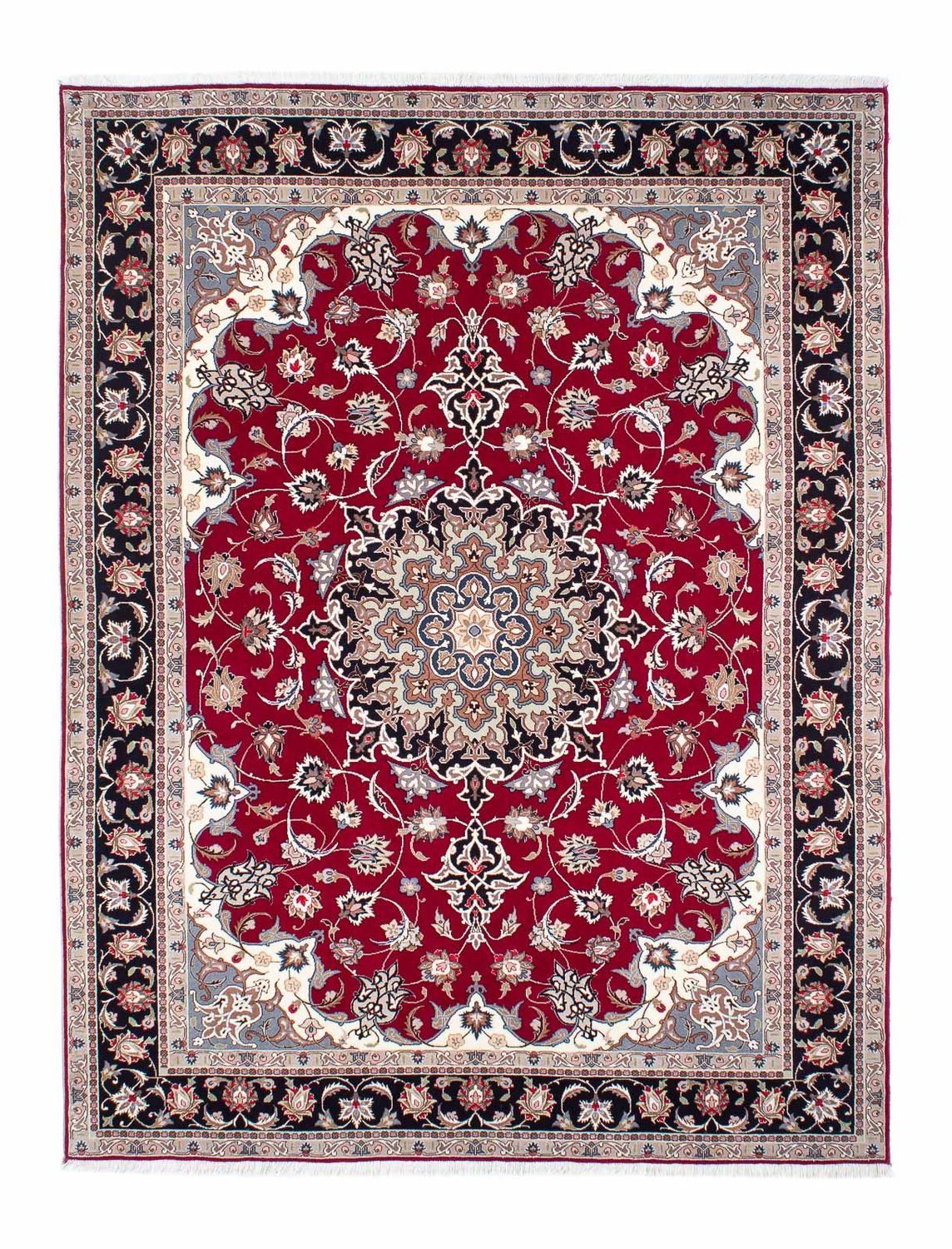 Perserteppich - Täbriz - Royal 198 x 154 cm Teppichbrücke
