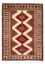 Turkaman Teppich 133 x 92 cm - dunkelrot