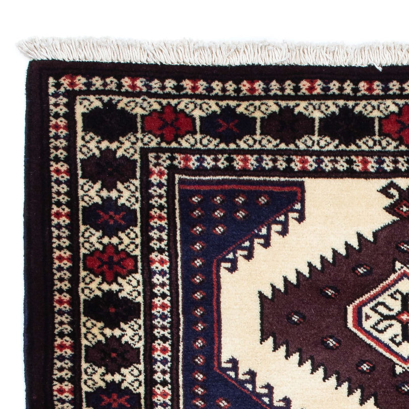 Turkaman Teppich 139 x 87 cm - mehrfarbig
