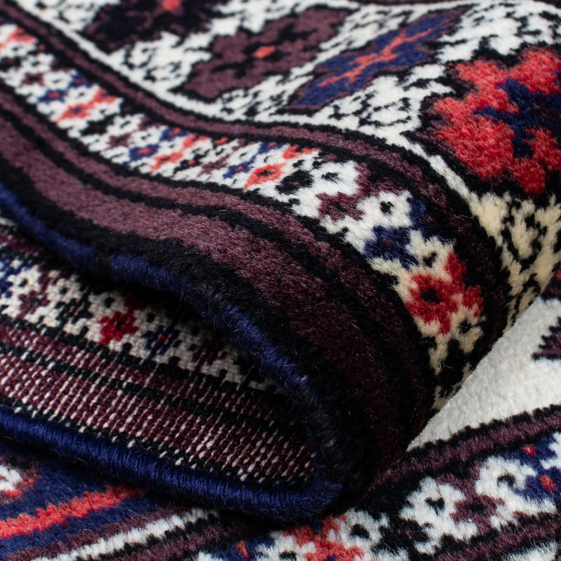 Turkaman Teppich 139 x 87 cm - mehrfarbig