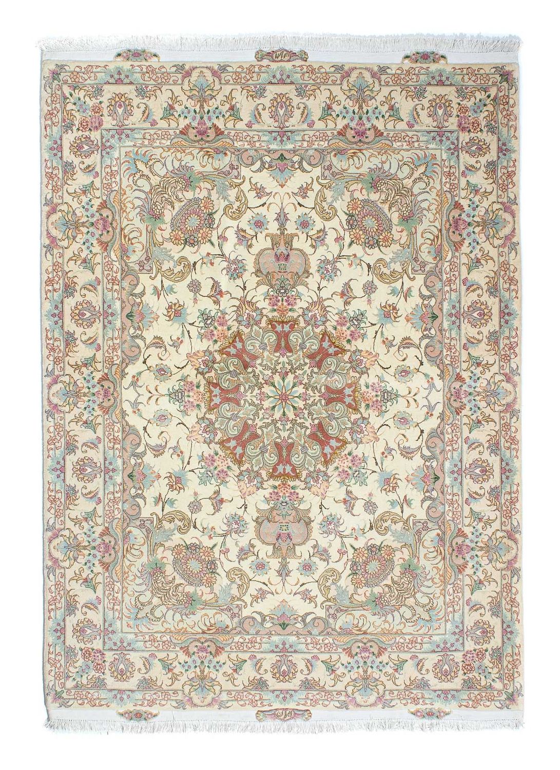 Perserteppich - Täbriz - Royal 203 x 151 cm Teppichbrücke