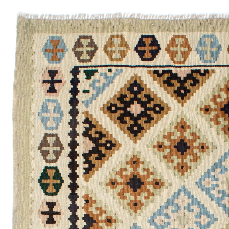 Kelim Teppich - Oriental 195 x 158 cm - beige