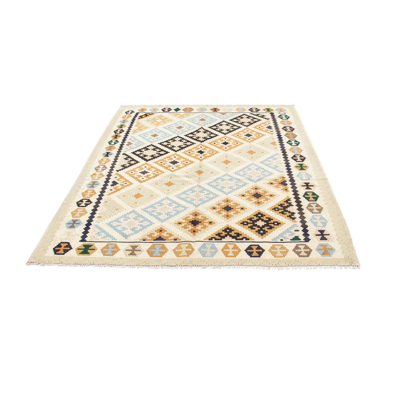 Kelim Teppich - Oriental 195 x 158 cm - beige